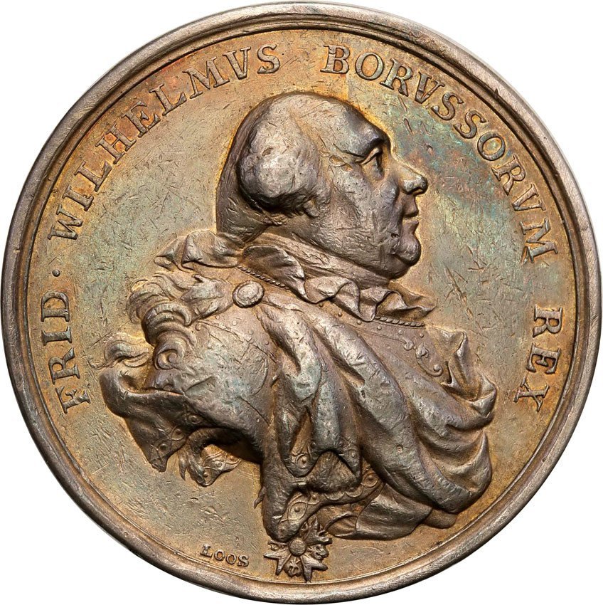 Niemcy Prusy. Medal 1796 (III rozbiór Polski), srebro